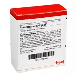 PLACENTA SUIS injeel ampoules, 10 pc