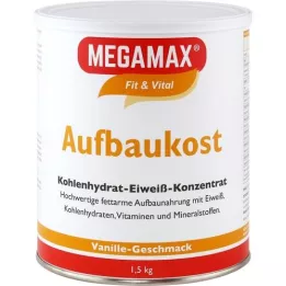 MEGAMAX Bâtiment de poudre de vanille alimentaire, 1,5 kg