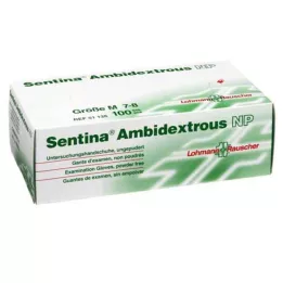 SENTINA Gants ambidextres sans poudre taille M, 100 pcs