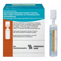 NATRIUMGLYCEROPHOSPHAT Solution concentrée pour perfusion en ampoule, 20 x 10 ml