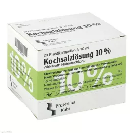 KOCHSALZLÖSUNG Solution concentrée pour perfusion à 10 %, 20 x 10 ml