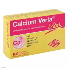 CALCIUM VERLA Comprimés pelliculés Vital, 100 pcs