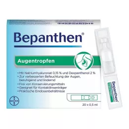 BEPANTHEN Collyre, 20X0,5 ml
