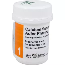 BIOCHEMIE Adler 1 Calcium Fluoratum D 12 comprimés, 200 pc