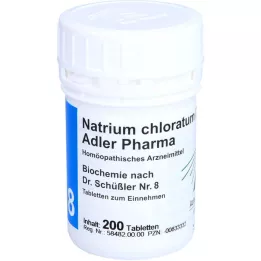 BIOCHEMIE Adler 8 Sodium chloratum d 6 comprimés, 200 pc