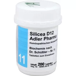 BIOCHEMIE Adler 11 Silicea D 12 comprimés, 200 pc