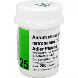 BIOCHEMIE Adler 25 Aurum chloratum natr.d 12 tab., 200 pc