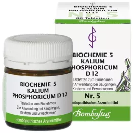 BIOCHEMIE 5 Potassium phosphoricum D 12 comprimés, 80 pc