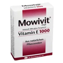 MOWIVIT Vitamine E 1000 gélules, 20 pcs