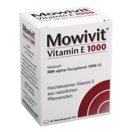 MOWIVIT Vitamine E 1000 gélules, 50 pcs