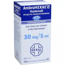 AMBROHEXAL S jus de toux 30 mg / 5 ml, 100 ml