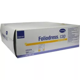 FOLIODRESS Cap Comfort Universal Grün OP-Hauben, 100 pc