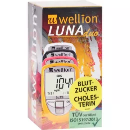 WELLION Lunaduo BZ-MESSEF.SET MG / DL BLANC, 1 pc