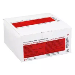 ISOTONISCHE Solution de NaCl à 0,9 % Eifelfango Inj.-Lsg., 100X2 ml