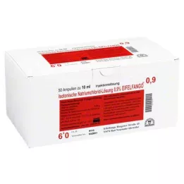 ISOTONISCHE Solution de NaCl à 0,9 % Eifelfango Inj.-Lsg., 50X10 ml