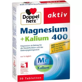 DOPPELHERZ Magnésium + comprimés de potassium, 30 pc
