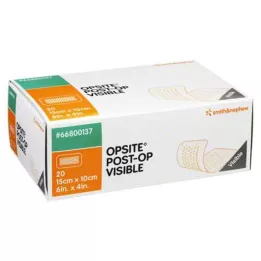 OPSITE Post-OP Pansement visible 10x15 cm, 20 pièces