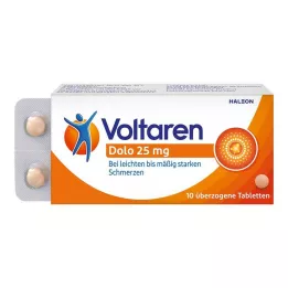 VOLTAREN Dolo 25 mg comprimés enrobés, 10 pcs