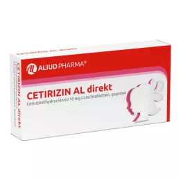 CETIRIZIN AL Pastilles directes, 49 pcs