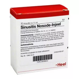SINUSITIS Ampoules Nosode Injeel, 10 pièces