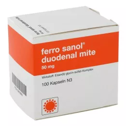 FERRO SANOL Comprimé gastro-résistant contre les acariens duodénaux 50 mg, 100 pcs