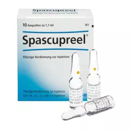 SPASCUPREEL Ampoules, 10 pièces