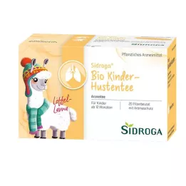 SIDROGA Sachets filtrants de thé contre la toux pour enfants biologiques, 20 x 1,5 g