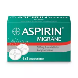 ASPIRIN MIGRÄNE Comprimés effervescents, 12 pièces