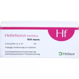 HELLEBORUS FOETIDUS aquos. D 20 ampoules, 8X1 ml