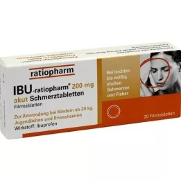 IBU-RATIOPHARM 200 mg de douleur aiguë
