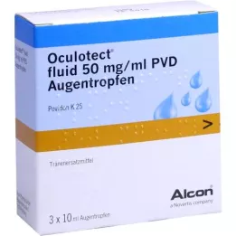 OCULOTECT Fluide PVD gouttes oculaires, 3x10 ml