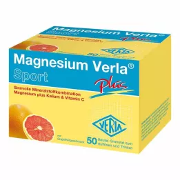 MAGNESIUM VERLA plus granulés, 50 pcs