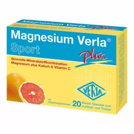MAGNESIUM VERLA plus granulés, 20 pièces