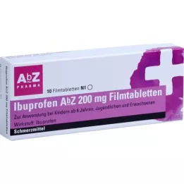 IBUPROFEN Abbey 200 mg de tablettes de film, 10 pc