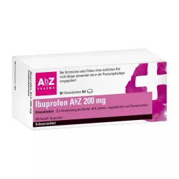 IBUPROFEN Comprimés pelliculés AbZ 200 mg, 50 pcs