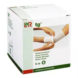TG Bandage tubulaire taille 6 5 m blanc, 1 pièce