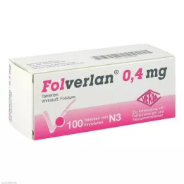 FOLVERLAN Comprimés de 0,4 mg, 100 pièces