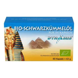 Capsules pures égyptiennes de cumin noir, 60 pièces