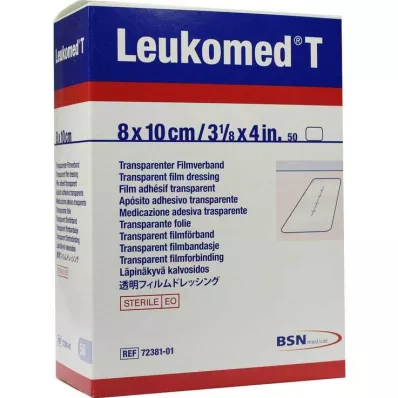 LEUKOMED Pansements stériles transparents 8x10 cm, 50 pcs
