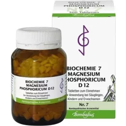 BIOCHEMIE 7 Magnésium phosphoricum D 12 comprimés, 500 pc
