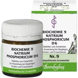BIOCHEMIE 9 Natrium phosphoricum D 6 comprimés, 80 pc