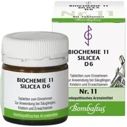 BIOCHEMIE 11 SILICEA D 6 comprimés, 80 pc