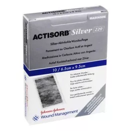 ACTISORB 220 Silver 6.5x9,5 cm Compress, 10 pc