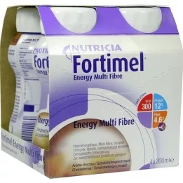 FORTIMEL Énergie Multifibre Chocolate Taste, 4x200 ml