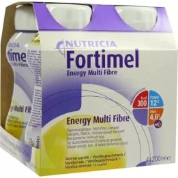 FORTIMEL Énergie Multifibre Vanillge Taste, 4x200 ml