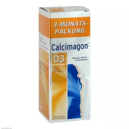 CALCIMAGON Comprimés à croquer D3, 180 pcs