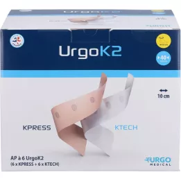 Système de compression URGOK2 10cm tour de cheville 18-25cm, 6 pièces