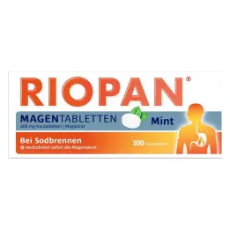 RIOPAN Comprimés à croquer Magen Tabletten Mint 800 mg, 100 pcs