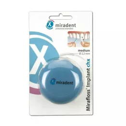 Miradent Mirafloss Implant Chex Medium Turquoise, 50x15 cm