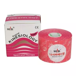 NASARA Kinesiotape 5 cmx5 m rose, 1 pièce